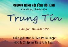 Chúa Nhật 27-09-2020 Bồi Linh