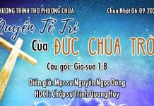 Chúa Nhật 06-09-2020