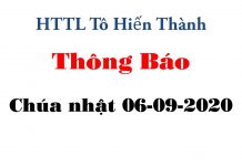 Thông Báo 06-09-2020