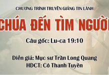 Truyền Giảng Thứ Bảy 17-10-2020