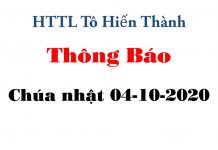 Thông Báo 04-10-2020