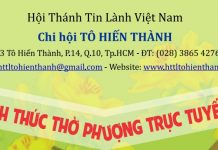 Hướng Dẫn Thờ Phượng Trực Tuyến 09-02-2021