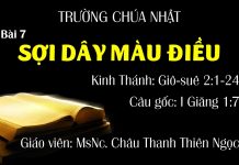 Chúa Nhật 28-02-2021 Trường Chúa Nhật