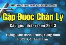 Truyền Giảng 20-03-2021