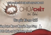 Chương Trình Lễ Kỷ Niệm Chúa Chịu Thương Khó – 01-04-2021