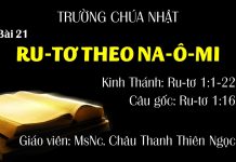 Trường Chúa Nhật 13-06-2021