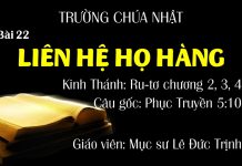 Trường Chúa Nhật 20-06-2021