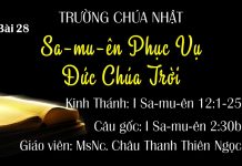 Trường Chúa Nhật 01-08-2021