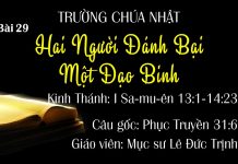 Trường Chúa Nhật 08-08-2021