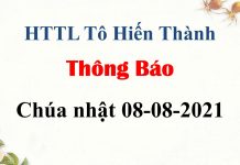 Thông Báo 08-08-2021