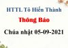 Thông Báo 05-09-2021