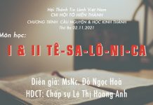 Cầu Nguyện & Học Kinh Thánh – Thứ Ba 02-11-2021