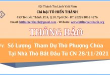 Thông Báo 28-11-2021