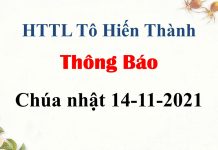Thông Báo 14-11-2021