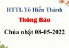 Thông Báo Chúa nhật 08-05-2022
