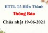 Thông Báo Chúa nhật 19-06-2022