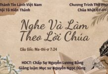 Chúa nhật 07-01-2024
