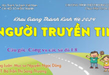 Chúa nhật 02-06-2024 – Khai Giảng Thánh Kinh Hè