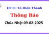 Thông Báo Chúa nhật 16-02-2025