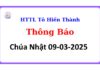 Thông Báo Chúa nhật 09-03-2025