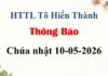 Thông Báo Chúa Nhật 10-05-2026