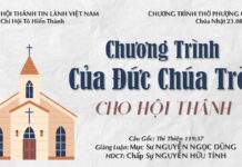 Chúa Nhật 23-08-2026