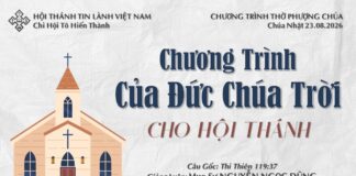 Chúa Nhật 23-08-2026