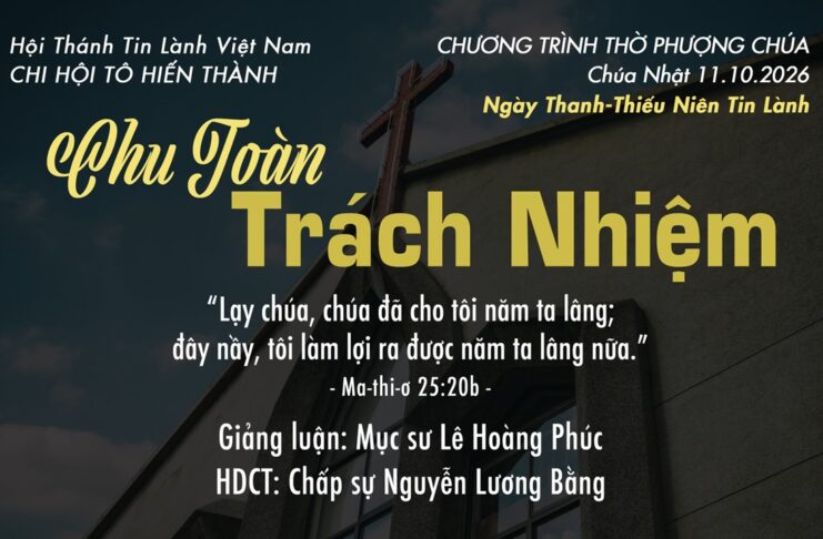 Chúa Nhật 11-10-2026
